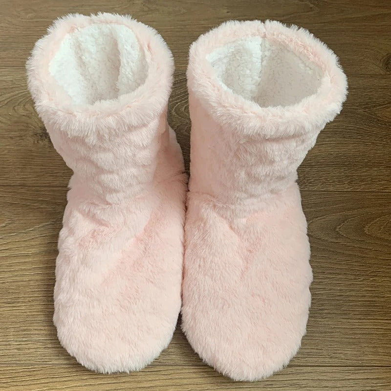 EB | Memory Foam Hausschuhe Mit Fell Und Thermofunktion In Stiefelettengröße