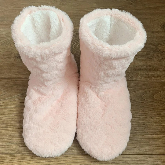 EB | Memory Foam Hausschuhe Mit Fell Und Thermofunktion In Stiefelettengröße