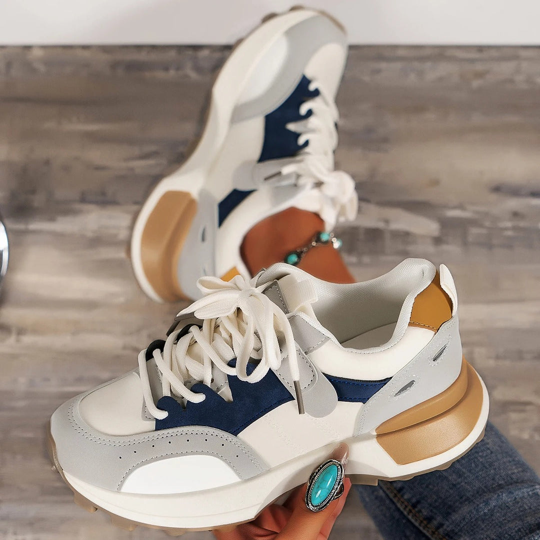 Damen Sneaker mit dicken Sohlen EB