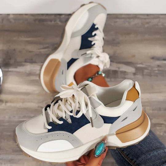 Damen Sneaker mit dicken Sohlen EB