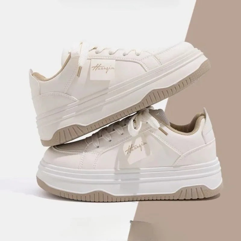 Weiße chunky Sneakers für Frauen EB
