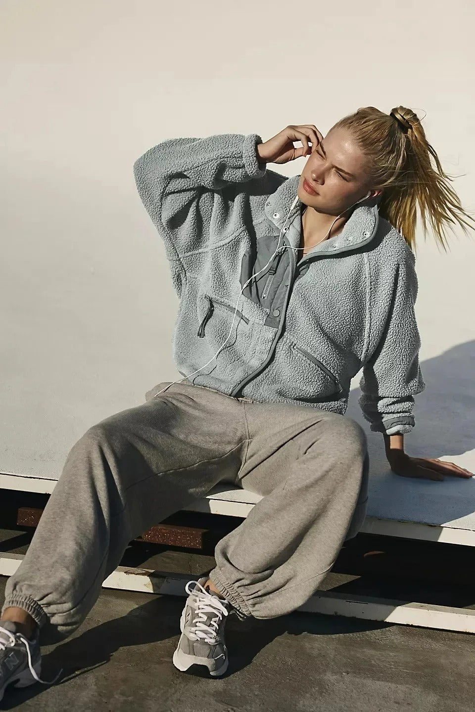 EB | Warme Fleecejacke mit Taschen