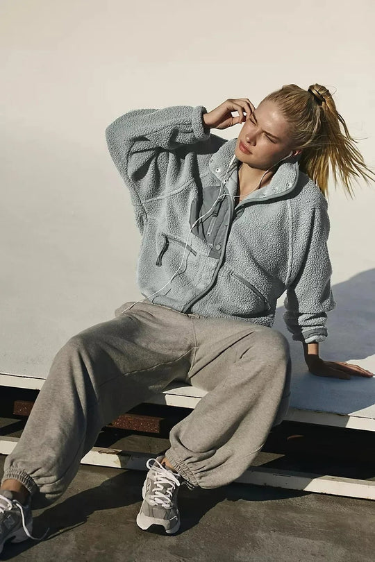 EB | Warme Fleecejacke mit Taschen