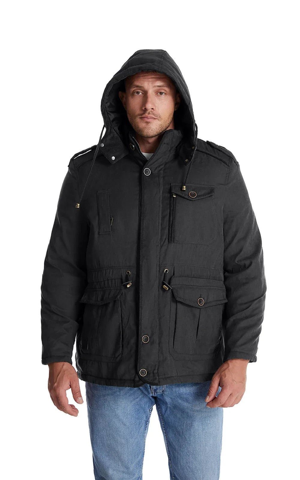 EB | Warme Winterjacke mit Fleece-Futter Gippeto