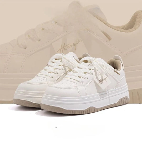 Weiße chunky Sneakers für Frauen EB
