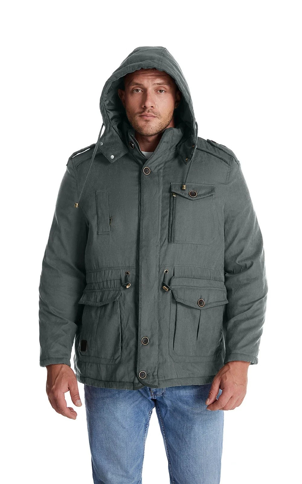 EB | Warme Winterjacke mit Fleece-Futter Gippeto