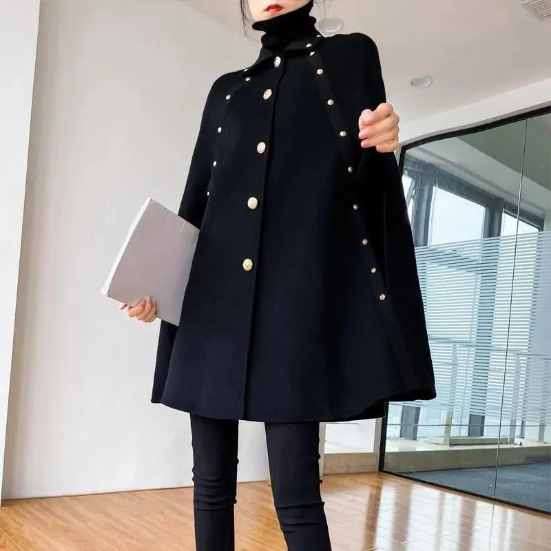 EB | Majesty Winter Poncho Mantel Für Frauen