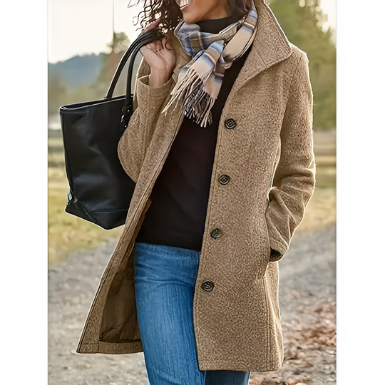 EB | Lange Freizeit Damenjacke in Grau, Grün und Khaki