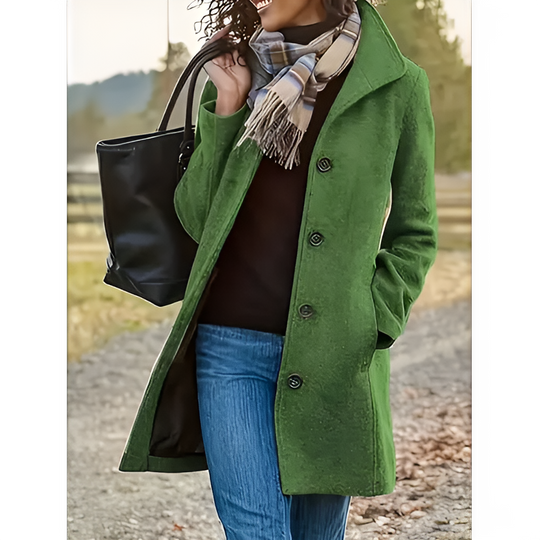 EB | Lange Freizeit Damenjacke in Grau, Grün und Khaki