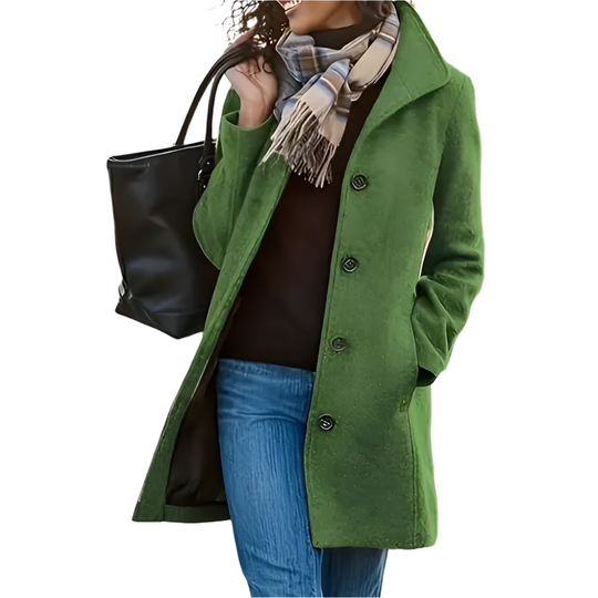EB | Lange Freizeit Damenjacke in Grau, Grün und Khaki