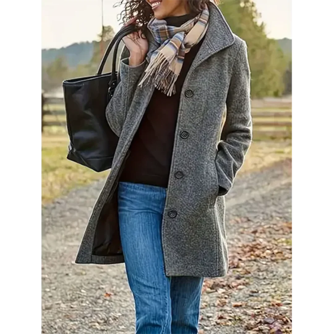 EB | Warme Trench Mantel - Lange