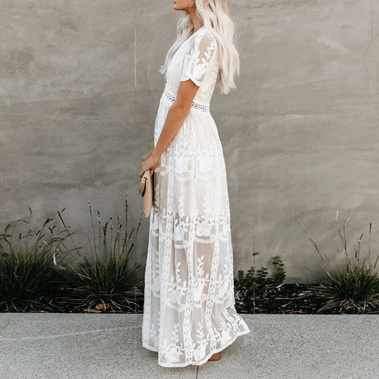 EB | Maxi Spitzen Ibiza Kleid