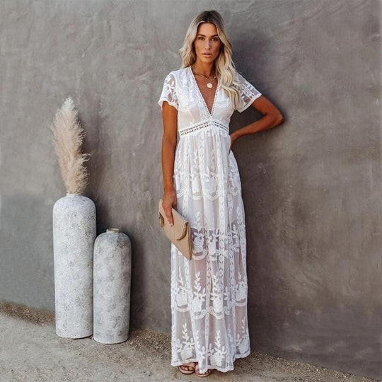 EB | Maxi Spitzen Ibiza Kleid