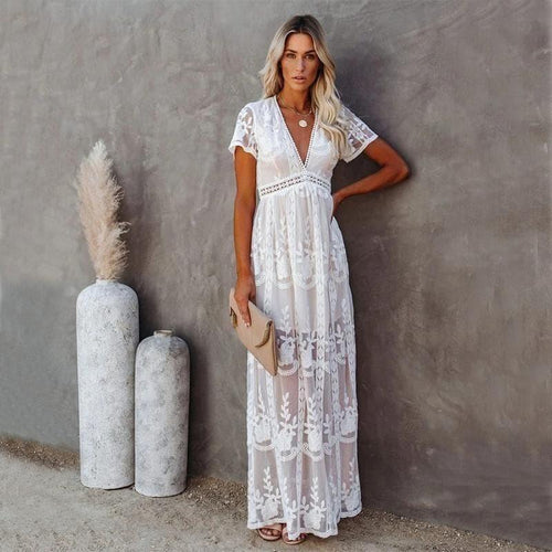 EB | Maxi Spitzen Ibiza Kleid