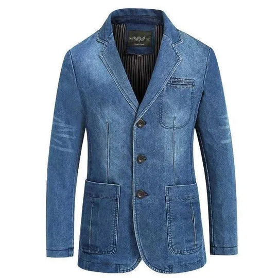 EB | Herren Blazer - Cowboy Denim Jeans Blazer