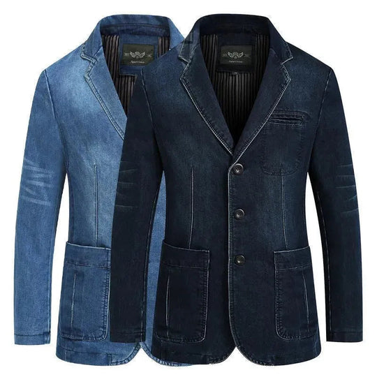 EB | Herren Blazer - Cowboy Denim Jeans Blazer