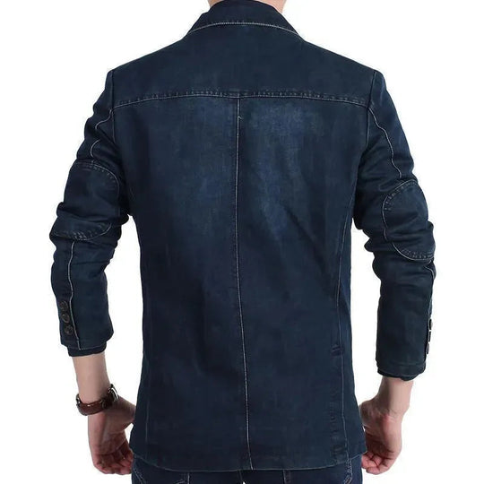 EB | Herren Blazer - Cowboy Denim Jeans Blazer