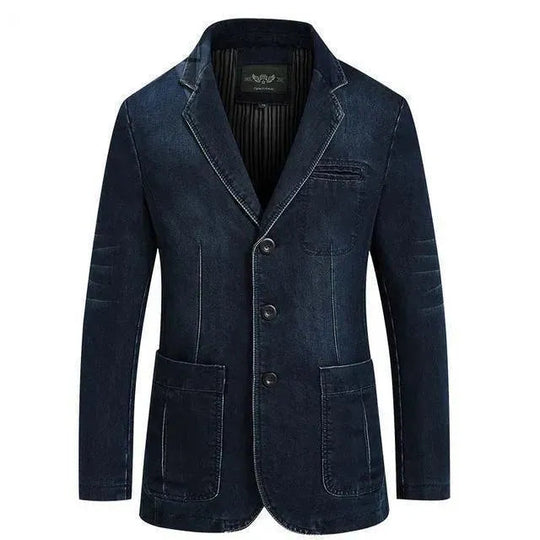 EB | Herren Blazer - Cowboy Denim Jeans Blazer
