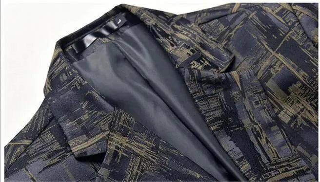 EB | Herren Blazer - Geometrischer Blazer