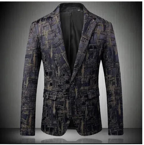 EB | Herren Blazer - Geometrischer Blazer