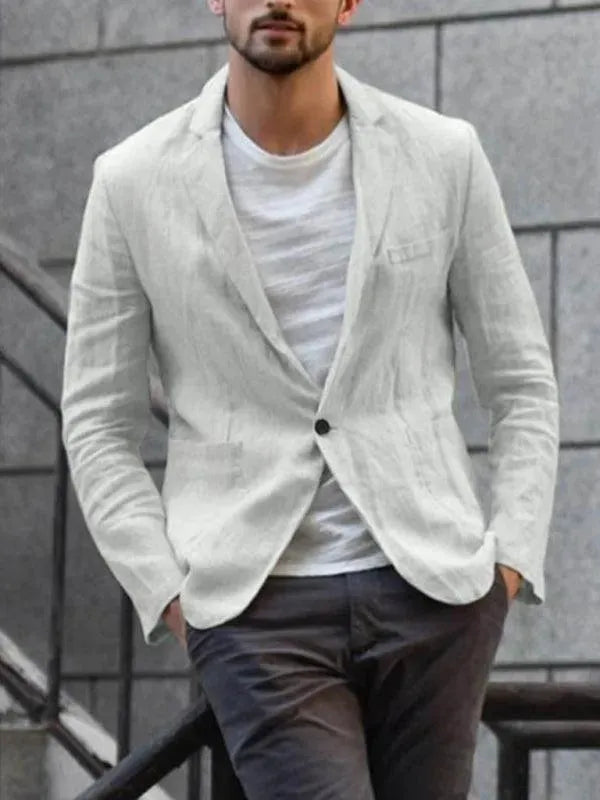 EB | Herren Blazer - Leinen Blazer