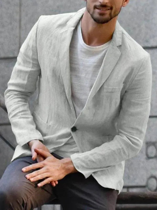 EB | Herren Blazer - Leinen Blazer