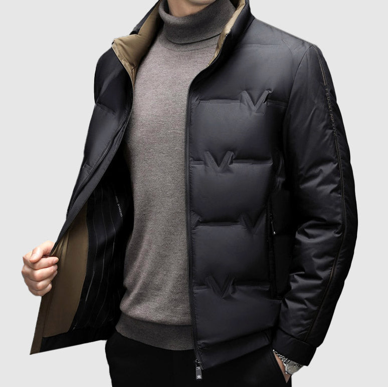 EB | Entenfedern Winter Reißverschlussjacke