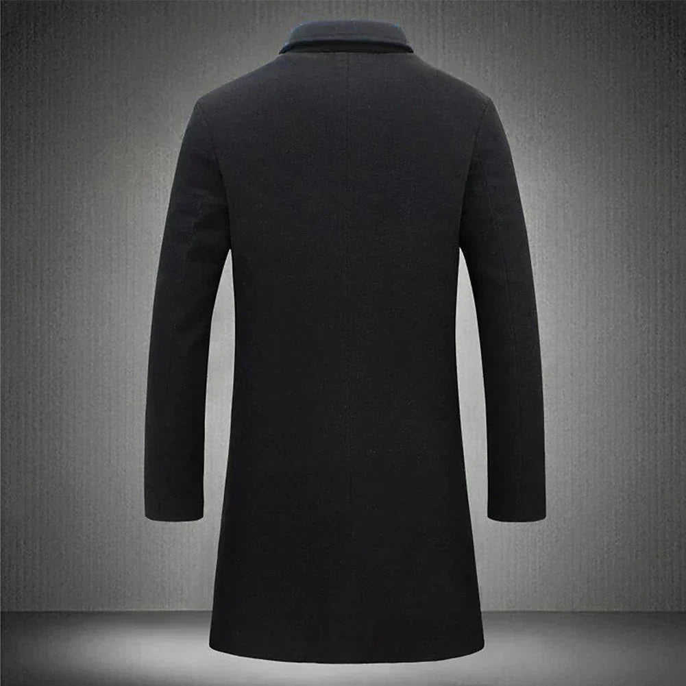 EB | Herren Klassischer Maßanzug Mantel – Marineblau, Schwarz, Beige Optionen