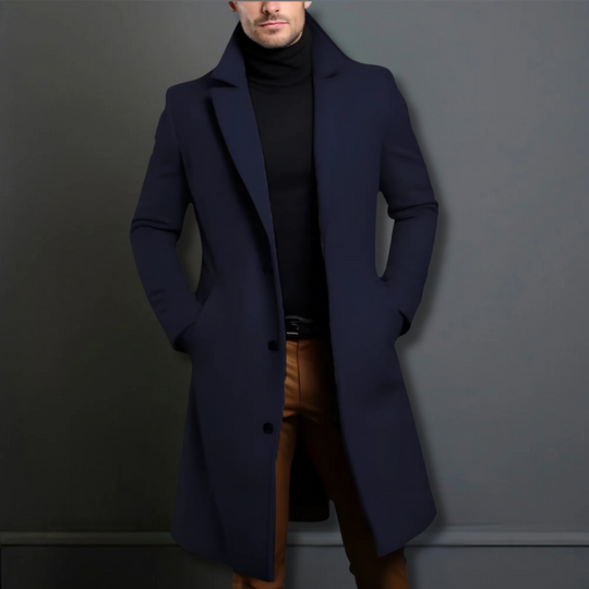 EB | Herren Klassischer Maßanzug Mantel – Marineblau, Schwarz, Beige Optionen