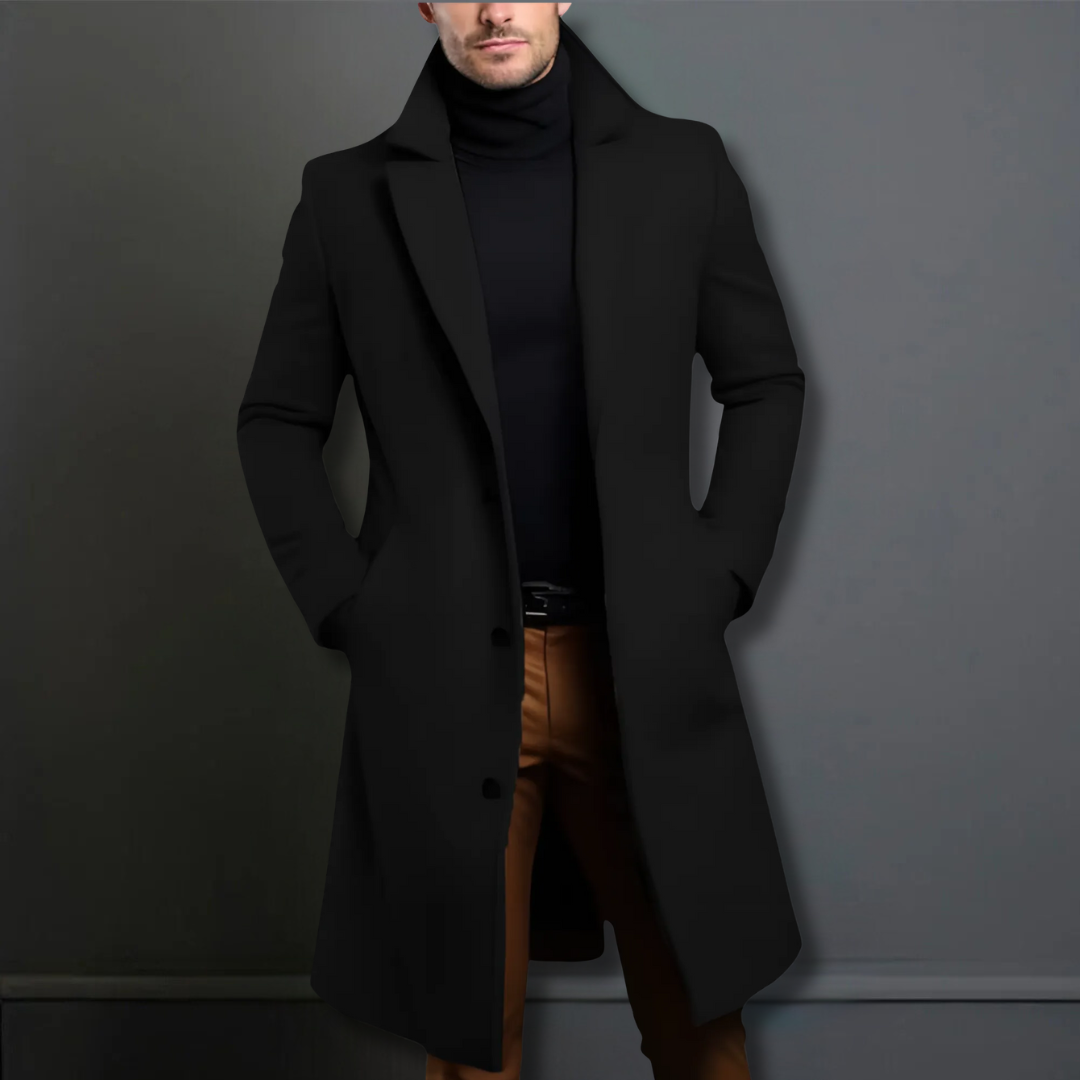 EB | Herren Klassischer Maßanzug Mantel – Marineblau, Schwarz, Beige Optionen
