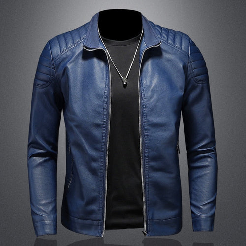 EB | Herren klassische vegane Lederjacke