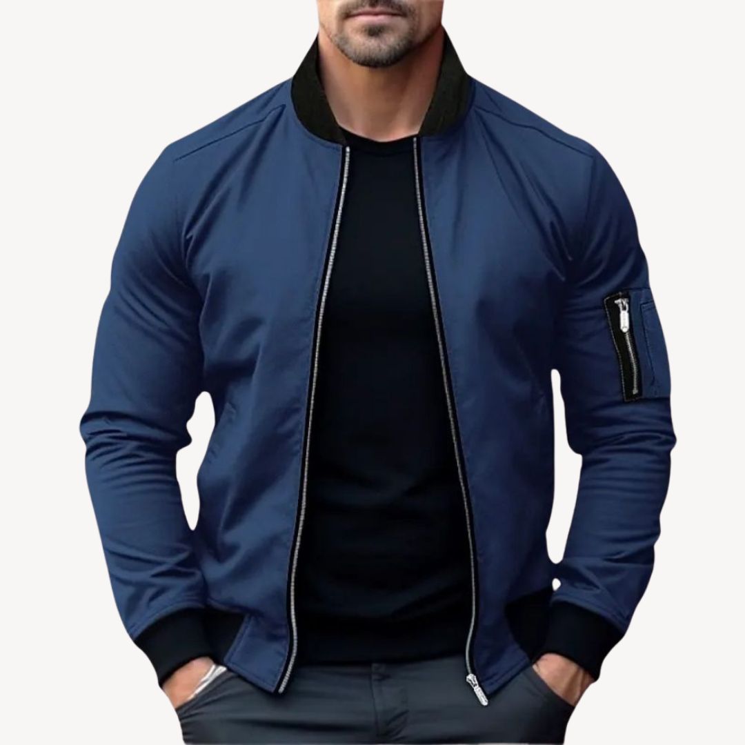 EB | Herren Klassische Zip-Up Bomberjacke - Vielseitig & Stylisch