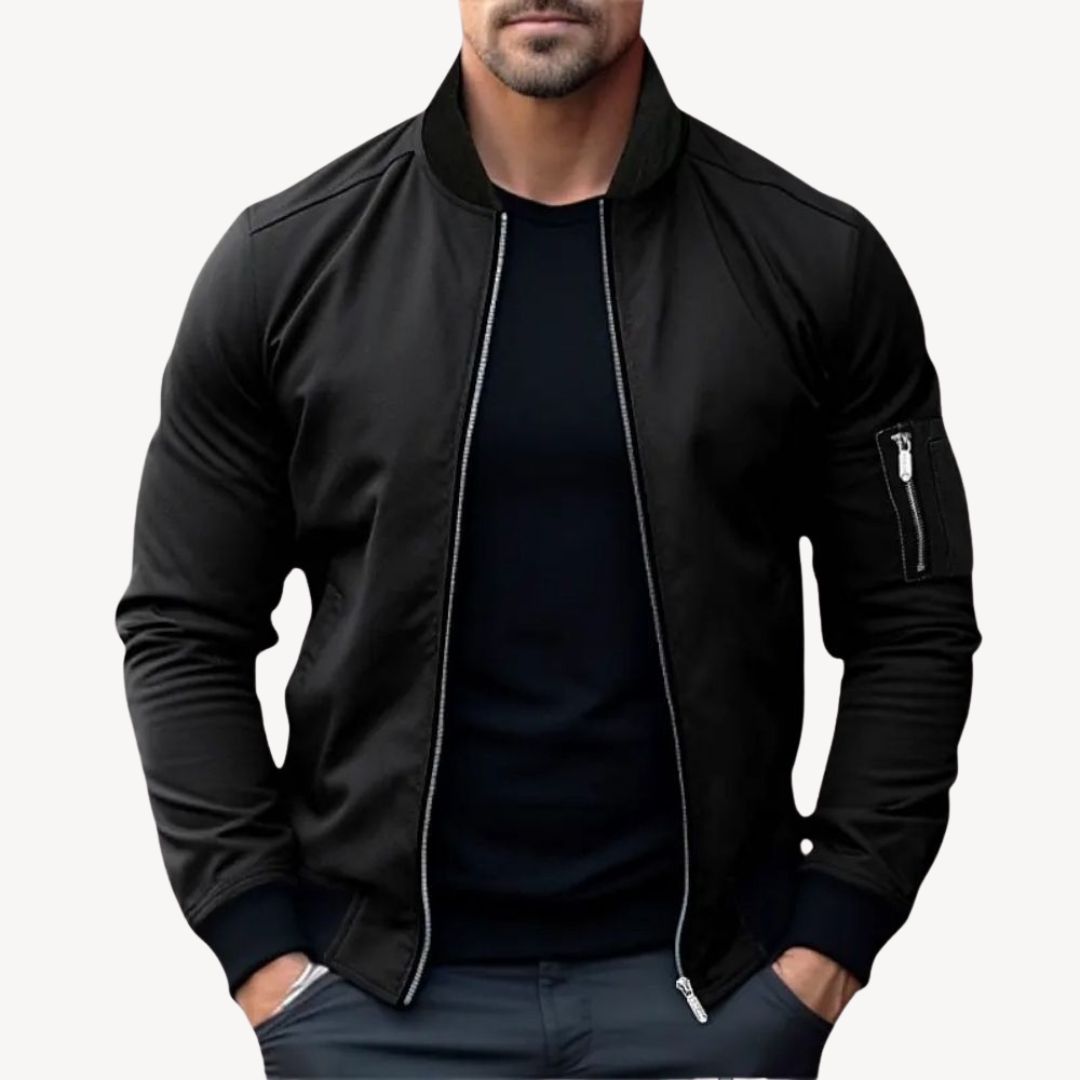 EB | Herren Klassische Zip-Up Bomberjacke - Vielseitig & Stylisch