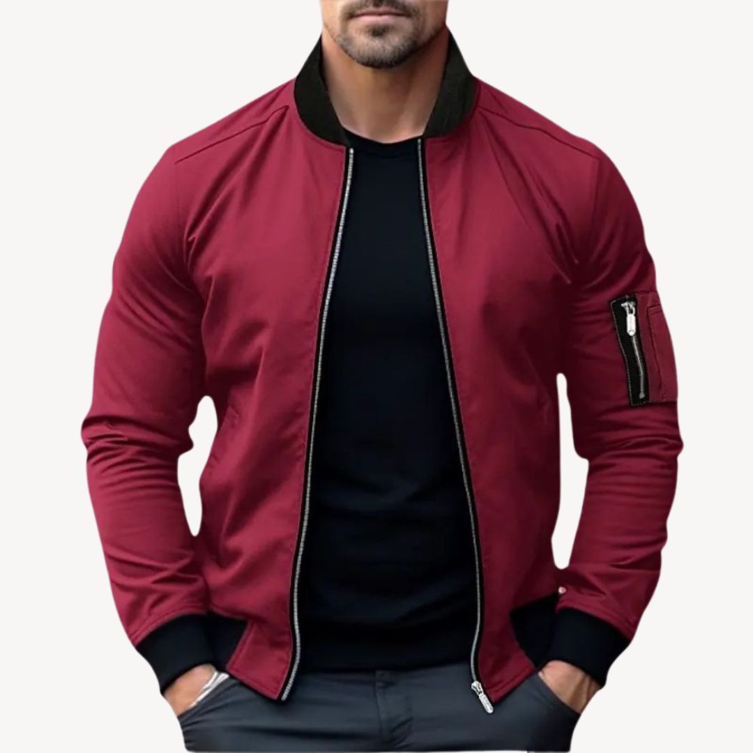 EB | Herren Klassische Zip-Up Bomberjacke - Vielseitig & Stylisch