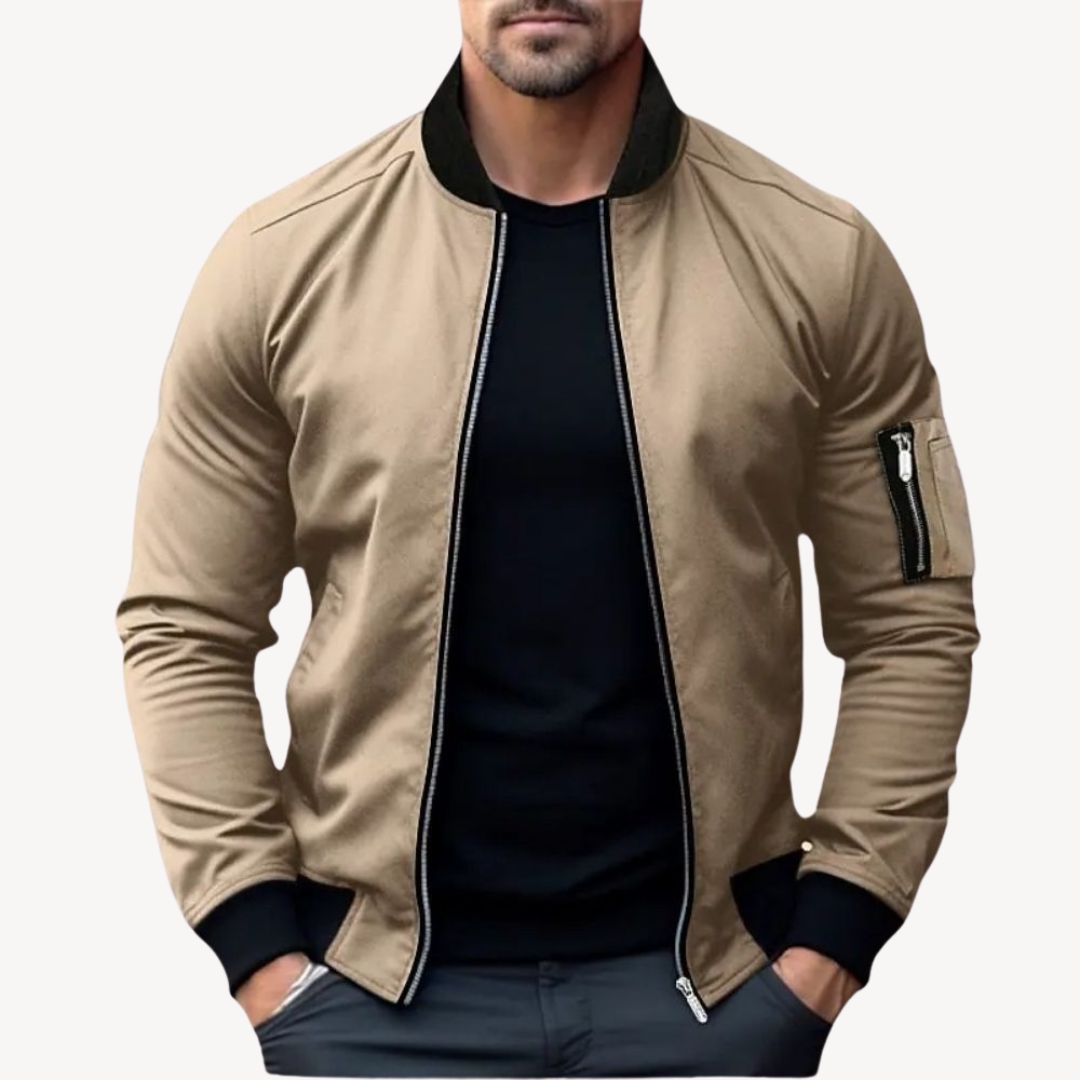 EB | Herren Klassische Zip-Up Bomberjacke - Vielseitig & Stylisch