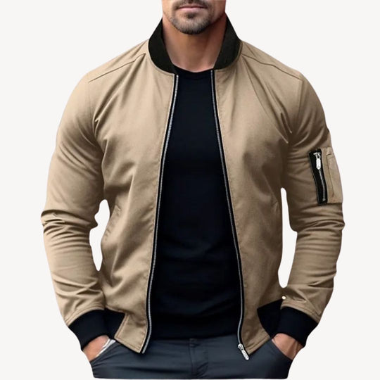 EB | Herren Klassische Zip-Up Bomberjacke - Vielseitig & Stylisch