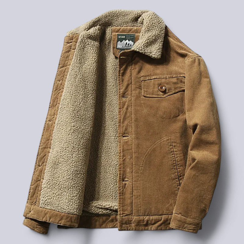 EB | Herren Cordjacke Herbst mit weichem Innenfutter