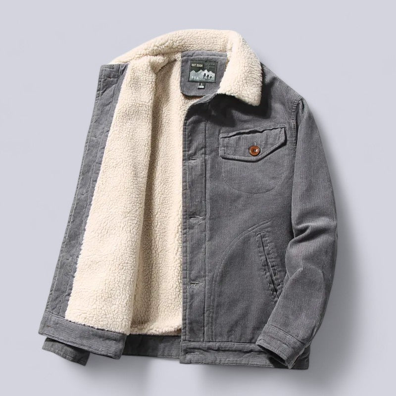 EB | Herren Cordjacke Herbst mit weichem Innenfutter
