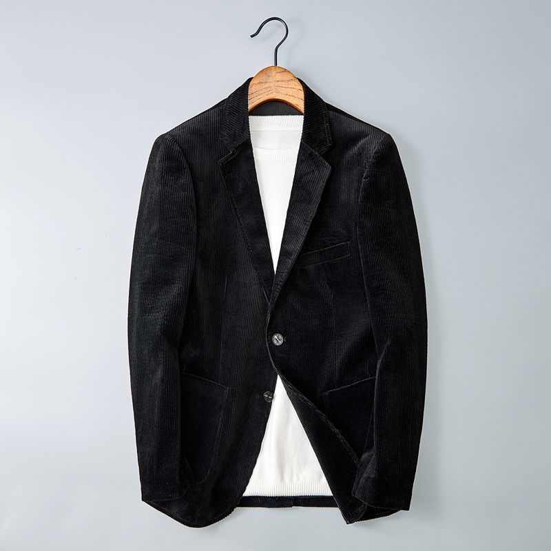 EB | Herren Cordhosenjacke – Eingekerbter Revers, Smart Casual Blazer