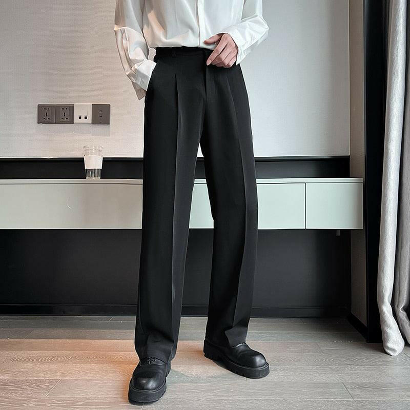 EB | Herren Hochbund Lässig Weite Beinhose für Ultimativen Komfort