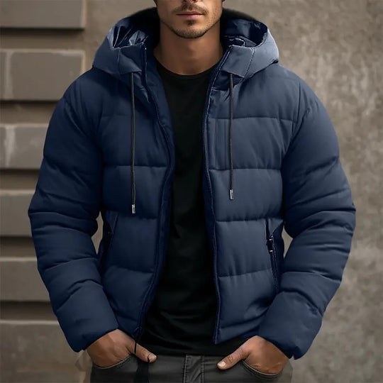 EB | Herren Kapuzen Isolierter Pufferjacke für den Winter