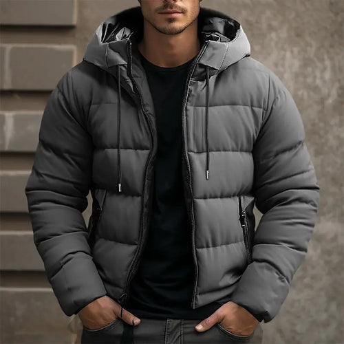 EB | Herren Kapuzen Isolierter Pufferjacke für den Winter