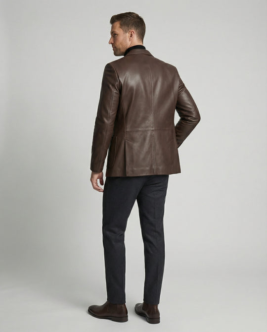 EB | Herren Leder Blazer