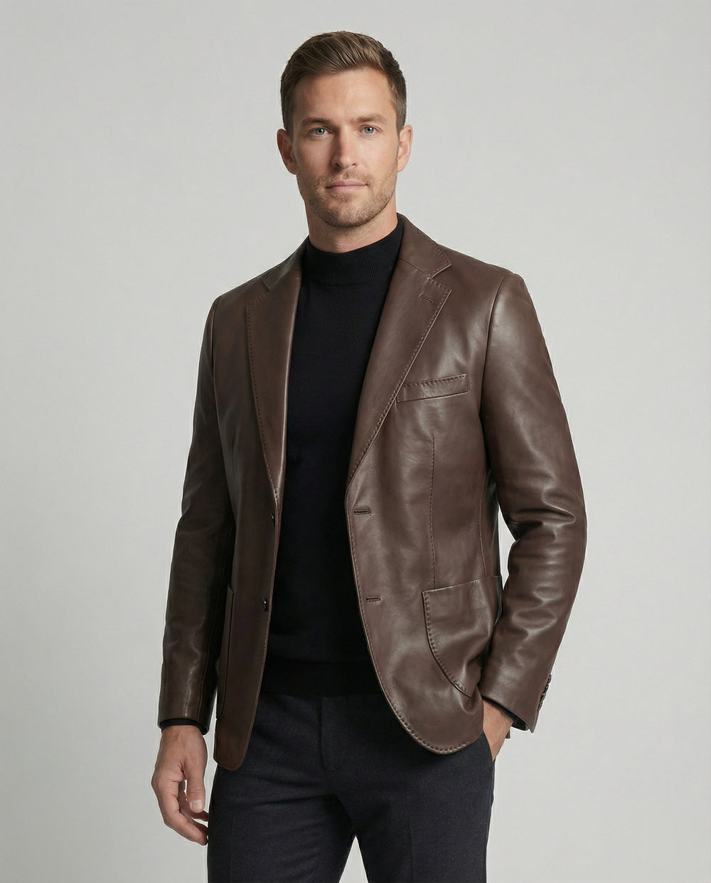 EB | Herren Leder Blazer