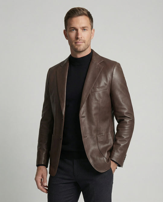 EB | Herren Leder Blazer