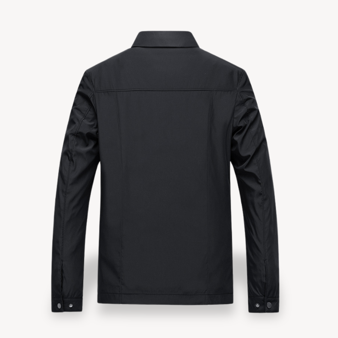 EB | Herren Leichte Baumwolljacke mit kariertem Futter