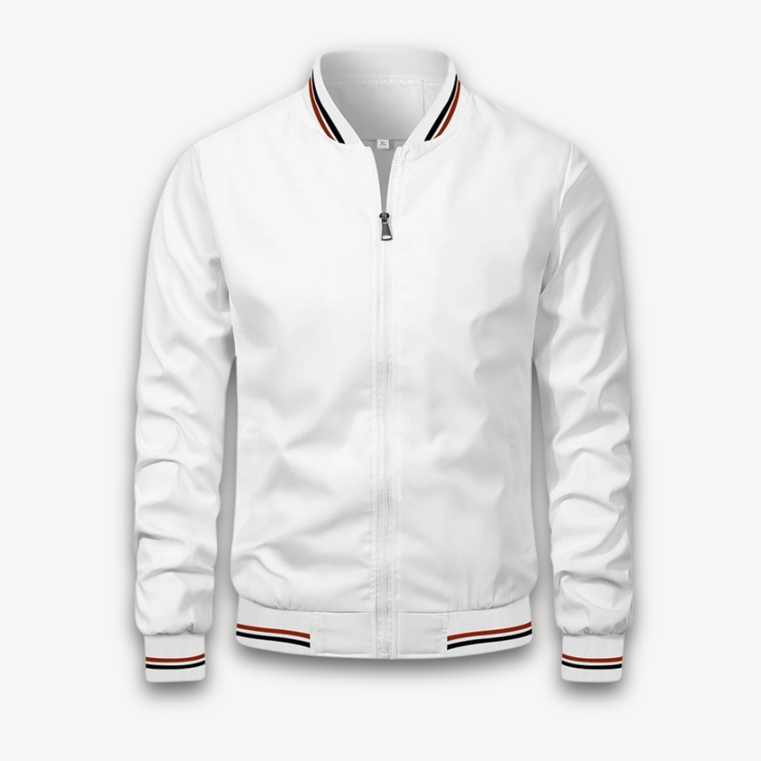 EB | Herren Leichte Polyester Bomberjacke - Lässiger Windbreaker