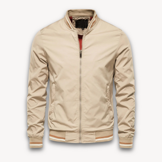 EB | Herren Leichte Polyester Bomberjacke - Lässiger Windbreaker