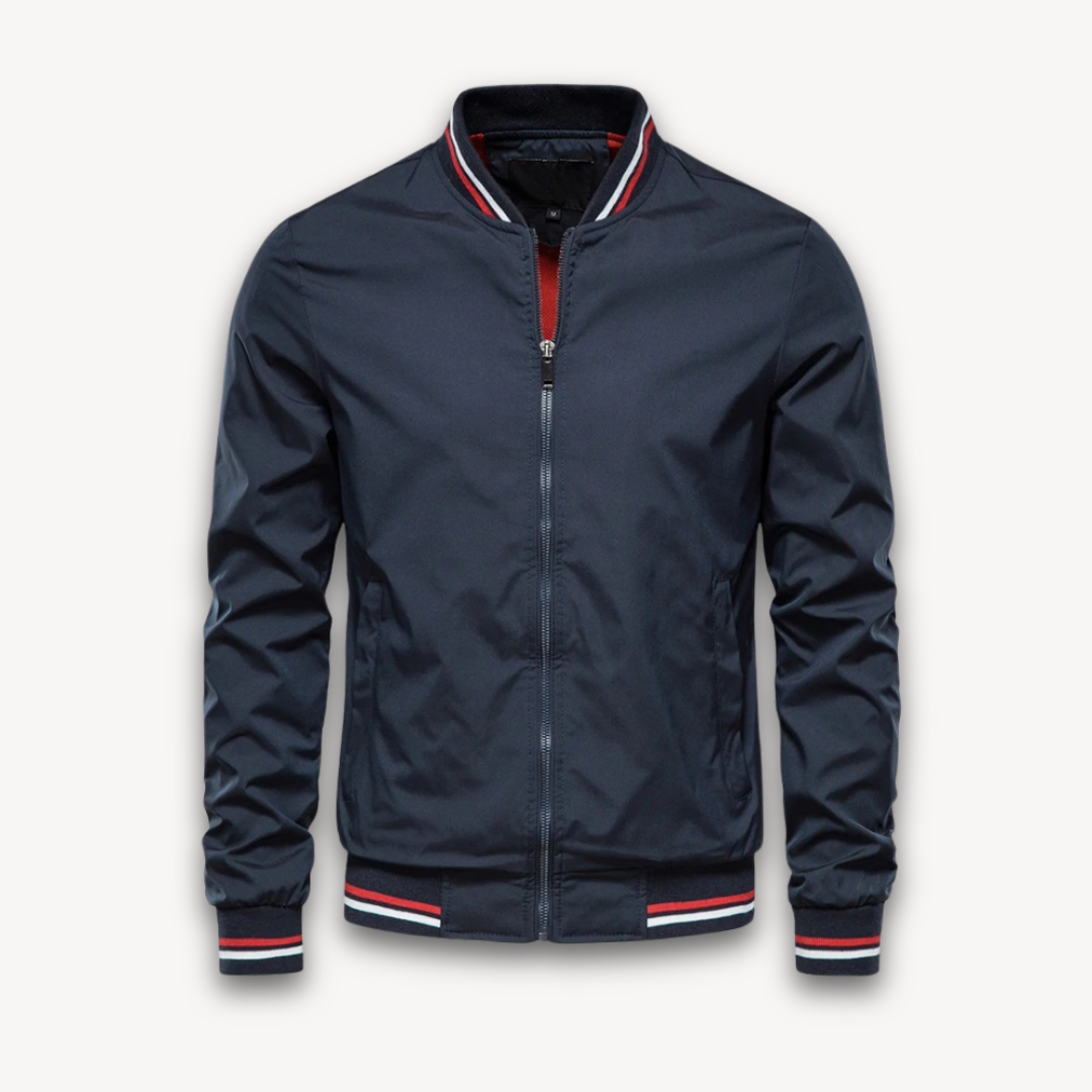 EB | Herren Leichte Polyester Bomberjacke - Lässiger Windbreaker