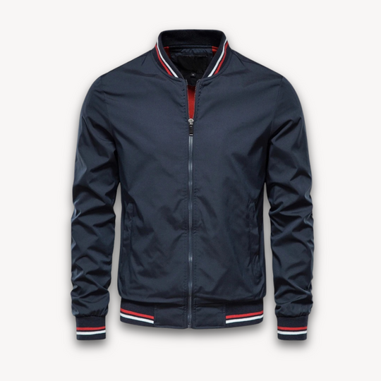 EB | Herren Leichte Polyester Bomberjacke - Lässiger Windbreaker